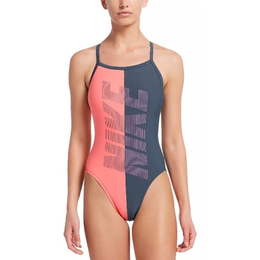 💕NIKE💕 Rift Racerback Cut Out One Piece Swimsuit - Picture 4 of 16